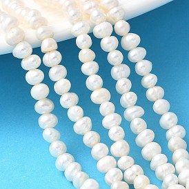 Нити из натурального культивированного пресноводного жемчуга, картофель