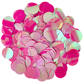 Подвески из пвх с пайетками, пустой плоский круглый