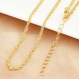 2.5мм латунные цепочки-цепочки для женщин, стойки покрытие, долговечный, без свинца и без кадмия