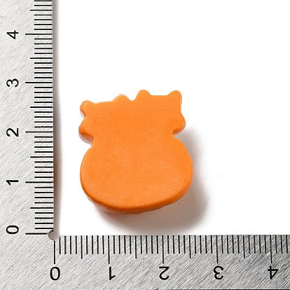 Animal with Pumpkin/Pineapple/Carrot/Peach/Strawberry Theme Opaque Resin Decoden Cabochons