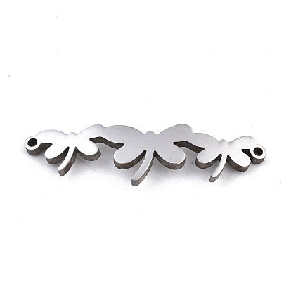 304 Stainless Steel Link Connectors, Laser Cut, Dragonfly