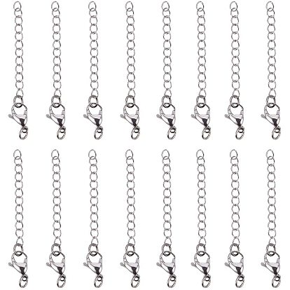 304 удлинитель цепи из нержавеющей стали, с карабин-лобстерами 