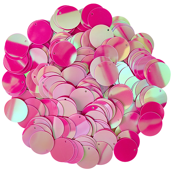 Подвески из пвх с пайетками, пустой плоский круглый