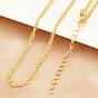2.5мм латунные цепочки-цепочки для женщин, стойки покрытие, долговечный, без свинца и без кадмия
