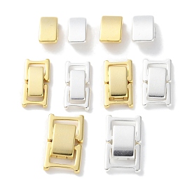 Brass Watch Band Clasps, Cadmium Free & Lead Free, Rectangle