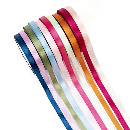 Satin Ribbon, 3/8 inch(10mm), 25yards/roll(22.86m/roll), 10rolls/group, 250yards/group
