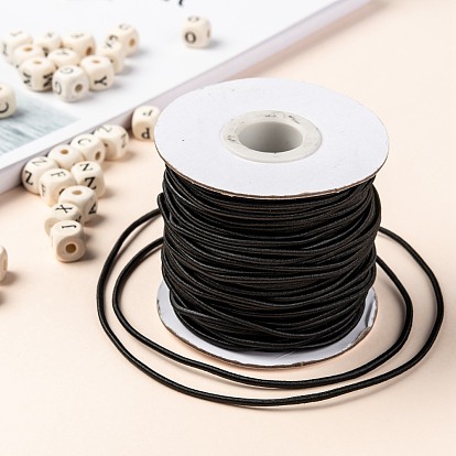 Round Elastic Cord, with Nylon Outside and Rubber Inside