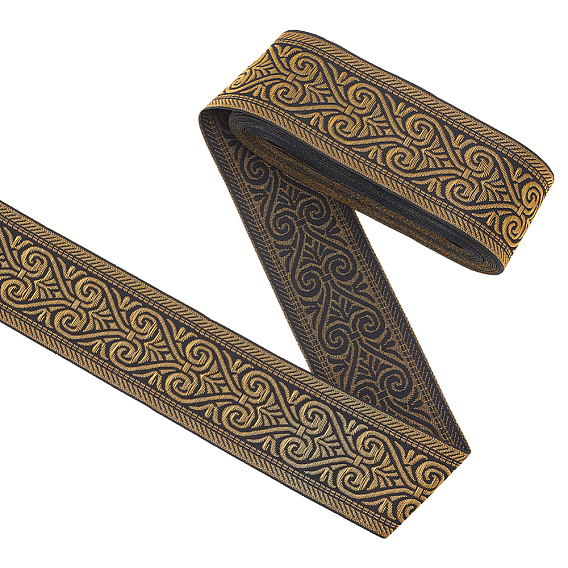 Полиэстеровые жаккардовые цветочные ленты