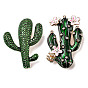 Эмалевые булавки, булавки из сплава для лацканов одежды рюкзака, кактус
