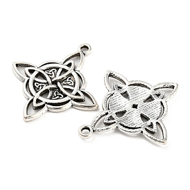 Tibetan Style Alloy Pendants, Cadmium Free & Lead Free, Witches Knot Wiccan Symbol Charms