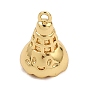 Brass Charms, Badminton Shape with Smiling Face Charms