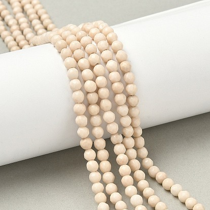 Природных ископаемых нитей бисера, граненые, круглые