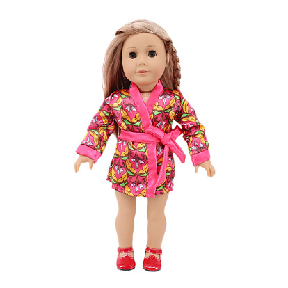 Fábrica de China Pijama muñeca de trapo, trajes de ropa de muñeca, Apto para muñecas American Girl de 18 pulgadas. Embalaje: 260x320x370 mm a granel en línea - PandaWhole.com