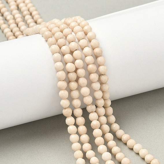 Природных ископаемых нитей бисера, граненые, круглые