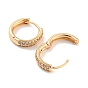 Brass with Cubic Zirconia Hoop Earrings, Ring