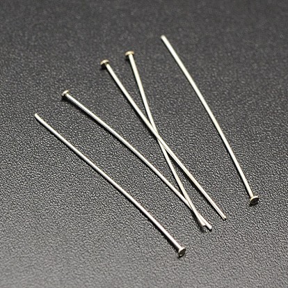 925 Sterling Silver Flat Head Pins