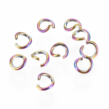 Ion Plating(IP) 304 Stainless Steel Open Jump Rings