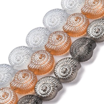 Стеклянные бусины с гальваническим покрытием , гальваническое покрытие, улитка