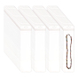 50unidades de bolsas de plástico transparente resellables, Rectángulo