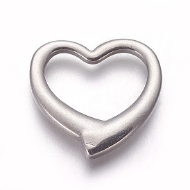 Ионное покрытие (ip) 304 соединительные кольца из нержавеющей стали, сердце