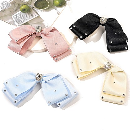 Ткань клипы аллигатора волос, аксессуары для волос для женщин и девочек, бантом