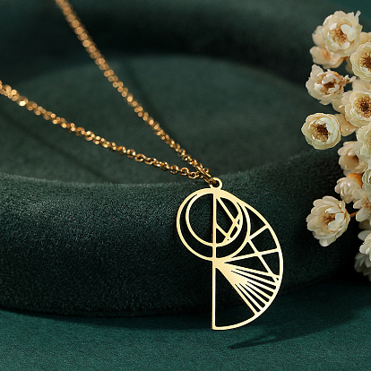 304 подвески в форме геометрической ракушки из нержавеющей стали