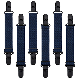 6 шт. полиэстеровые регулируемые резинки-зажимы для детских тапочек, с пластиковыми пряжками