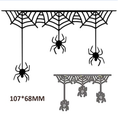 recortes de araña de halloween