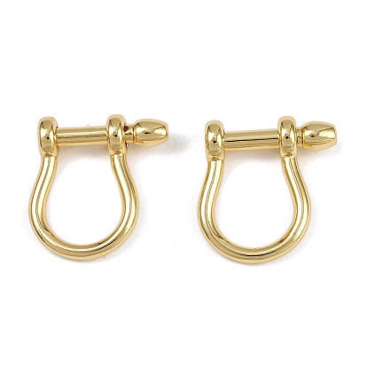 Латунные застежки для якорных дужек с D-образным кольцом, стойки покрытие, долговечный, без кадмия и без свинца