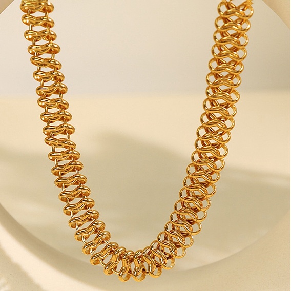 304 ожерелья из нержавеющей стали с кольцами и цепочками для женщин и мужчин