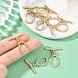 SHEGRACE Brass Toggle Clasps, Lead Free & Cadmium Free & Nickel Free
