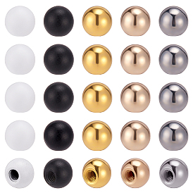 70шт. 5 цвета железная круглая гайка, внутренняя резьба с накаткой декоративная, светильники фурнитура фурнитура