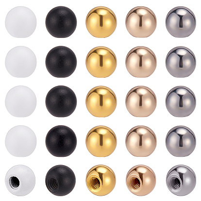 70шт. 5 цвета железная круглая гайка, внутренняя резьба с накаткой декоративная, светильники фурнитура фурнитура