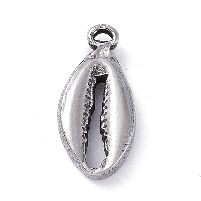 304 Stainless Steel Pendants,  Shell Shape