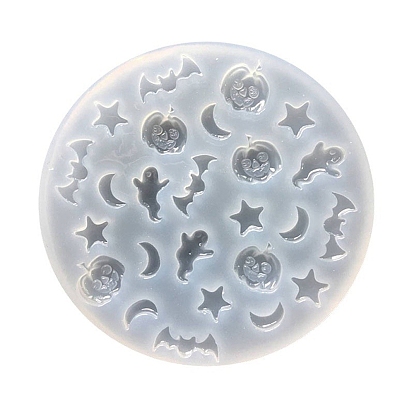 Hallowmas Theme DIY Silicone Mold, Resin Casting Molds, for UV Resin, Epoxy Resin Craft Making