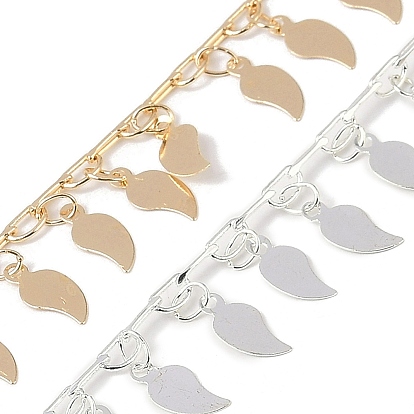 Латунные цепочки из кусочков манго ручной работы, для ожерелья браслеты решений, долговечный, пайки, с катушкой