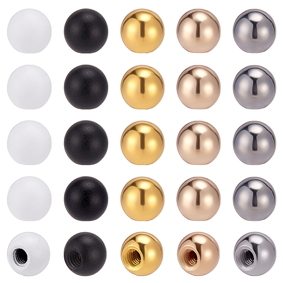 70шт. 5 цвета железная круглая гайка, внутренняя резьба с накаткой декоративная, светильники фурнитура фурнитура