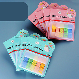 5 Patterns Transparent Index Sticky, Page Markers, Book Tabs, Sticky Note Tabs, for Office School Reading