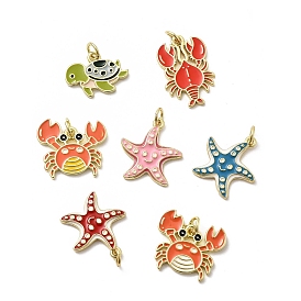 Латунь эмаль подвески, стойки покрытие, долговечный, без кадмия и без свинца, реальный 18 k позолоченный, с целью перехода в кольце