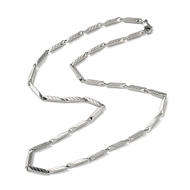 201 colliers de chaîne à maillons de flèche en acier inoxydable pour hommes femmes