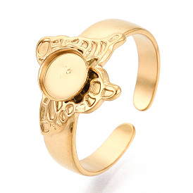 Бабочка 304 манжетное кольцо из нержавеющей стали, установка круглого кольца, ионное покрытие (ip)