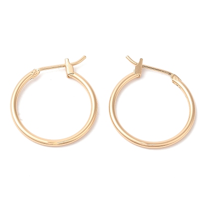 Латунные английском замке Серьги-кольца