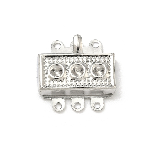 Застежками железный ящик, долговечный, стойки покрытие, 3 нитей, 6-луночное