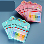 5 Patterns Transparent Index Sticky, Page Markers, Book Tabs, Sticky Note Tabs, for Office School Reading