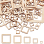 105шт. 5 виды необработанной древесины, полые квадратные стружки