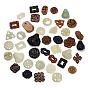 Natural Xiuyan Jade Findings Kits, Mixed Shape