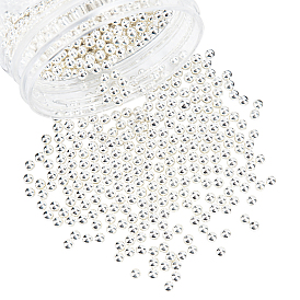 Perles en plastique abs olycraft, pas de trous / non percés, ronde