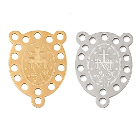 304 нержавеющей стали ссылки люстра компонент, чудотворная медаль девственница