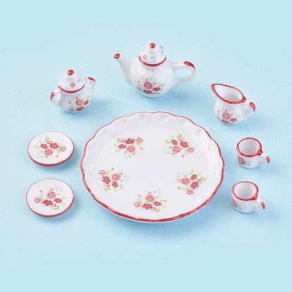 Home Decorations, Porcelain Tea Set Decorations