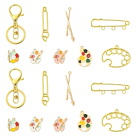 DIY картина тема сплав брелок брошь наборы для изготовления булавок, изготовление ювелирных наборов